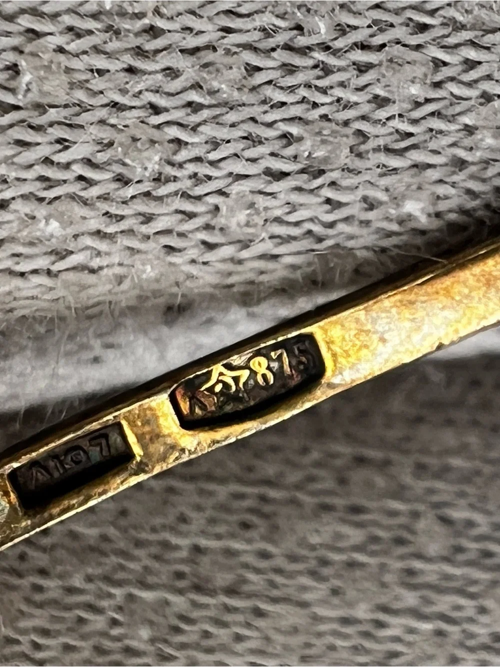 Vintage Soviet-era 875 silver miniature salt spoon